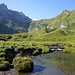 Die schöne Sumpfebene bei der Alp Bonalex