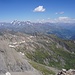 Blick Richtung Aosta, links erhebt sich der Grand Combin. 
