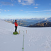 Pause auf dem Sattel