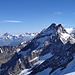 Blick auf das Lagginhorn, unser Ziel für den nächsten Tag
