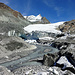 Das Wasser aus dem Gletscher
