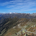 Blick nach Norden in Richtung Gotthard-Alpen