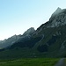 Erster Blick auf die Nordostkette des Alpsteins.
