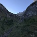 Hier schlängelt sich der Weg hoch