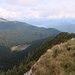 Blick vom Wallgauer Eck auf Wildsee, Walchensee und Simetsberg