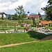 Schöner Kindersspielplatz in Krün neben Sportplatz.