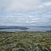 Ausblick vom Nordrücken des Tansjövalen über den Rogensee hinweg