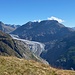 Blick zum Aletschgletscher.<br /><br /><br />