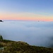 Die Stimmung am Abend vor Sonnenuntergang von der Capanna Ribia aus gesehen.