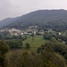 Vista su Bruzzella e la strada cantonale che avevo percorso all'andata. 