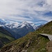 Auf dem Hüttenzustieg - Blick auf die gegenüberliegende Talseite