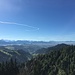 Aussicht in die Berner Alpen.