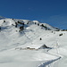 die Alphütte beim Pkt. 2195 (..und links oben der Pkt. 2627.3 vom Munt Buffalora)