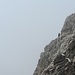 Letzte Nachzügler im Klettersteig