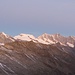 Blick am frühen Morgen vom Cresta-Biwak