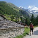 Start beim Weiler Les Lanches (1523 m) im Ponturintal
