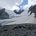Rückblick vom Grand Col auf den Glacier du Grand Col. Erstmals ist der Gipfel wieder frei.