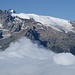 Rückblick vom Zustieg zum Refuge du Goléon (Pic de la Grave im Zoom)