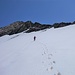 Abstieg über den Glacier Lombard