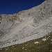 Rückblick zur Sella del Brecciaio