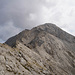 Der Gipfelaufstieg über den Westgrat zum Monte Camicia - etwa in der Bildmitte erkennt man Steilschutt und den Kanal darüber. Leider habe ich keine weiteren Bilder...