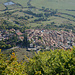 Tiefblick auf Rocca di Cambio