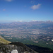 Monte Ocre (2.209 m) - Blick auf L'Aquila mit Corno Grande