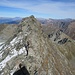 Blick vom Vorgipfel zum angestrebten Gipfel der Rochers de Mourti