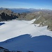 Blick von der Rosablanche über den überschrittenen Gletscher