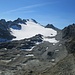 Blick zu den Bergen über dem Glacier de Rosablanche