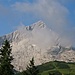 Alpspitze Nordwand am Morgen vom Kreuzeck aus