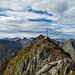 Am Kreuzgipfel , dahinter der Hauptgipfel