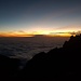 Sunrise behind Kilimanjaro on summit day