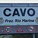 <b>Alle 9:30 mi trovo sul lungomare di Cavo, il cui toponimo deriva da capo, nell’accezione di promontorio (Fonte: Silvestre Ferruzzi).</b>