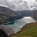 Gut gefüllter Stausee Zervreila 