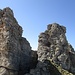 Die Schauseite der Steinrigen Mannln