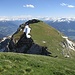 Auf dem Sagzahn: Blick über das Sonnwendjoch und das Inntal hinweg