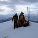 Das Team auf dem Gipfel des Rätschenhorn 2703m
