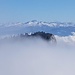 Der Gonzen verschwindet im Nebel