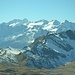 "Gipfelblick" aufs Berner Oberland.
