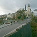 Blick von der Wehranlage "Burg Lucilinburhuc" auf die Altstadt von Luxembourg.