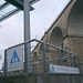 Die Jugendherberge von Luxembourg liegt direkt unter der imposanten Eisenbahnbrücke.