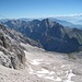 Gondel der Gletscher-Seilbahn, die von Sonn-Alpin zum Gipfel hochfährt