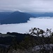 Au départ. Grand beau au dessus du stratus à 1200m qu'y z'avaient dit la veille au soir. 