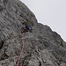 La rampe diagonale caractéristique du bas (L3) - 1ère des longueurs sympas 