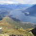 salendo verso il Monte Bregagno : panoramica sull'Alto Lago di Como