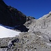 Durch die Rinne geht es hoch auf das Vorab-Plateau