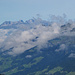 Über dem eingewölkten Rheintal trohnt der Alpstein