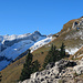 nun kommt das erste mal der Säntis in Sicht