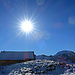 auf der Alp Chlus komme ich das erste Mal in den Schnee